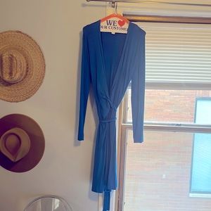 Cobalt Blue DVF classic wrap